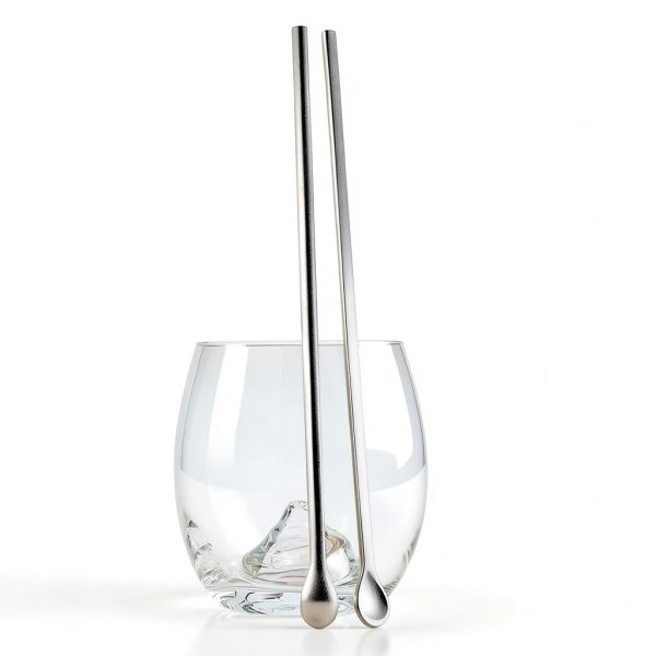 Household retro fine matte slender handle 304 stainless steel stirring rod-stirring rod-5