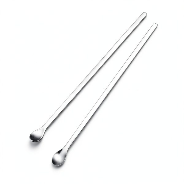 Household retro fine matte slender handle 304 stainless steel stirring rod-stirring rod-2
