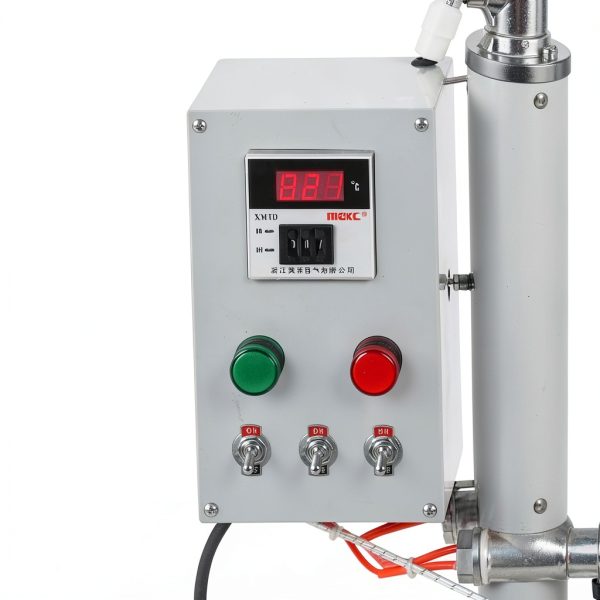 Heating Mixing Filling Machine, 15L Stirring Tank Lipstick Paste Filler, Liquid Paste Lipstick Filler, 32-572℉ Adjustable Temperature, Stirring Tank for Dissolving, Filling Creams, Liquids (15L/4gal)-6