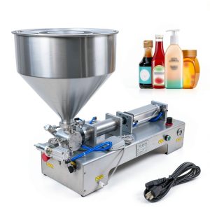 Stainless Steel Horizontal Pneumatic Liquid Filler 100-1000ml GuGeYans-0
