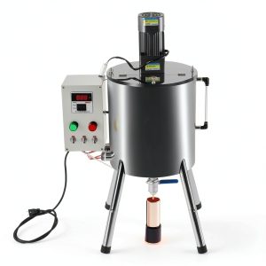 Heating Mixing Filling Machine, 15L Stirring Tank Lipstick Paste Filler, Liquid Paste Lipstick Filler, 32-572℉ Adjustable Temperature, Stirring Tank for Dissolving, Filling Creams, Liquids (15L/4gal)-0