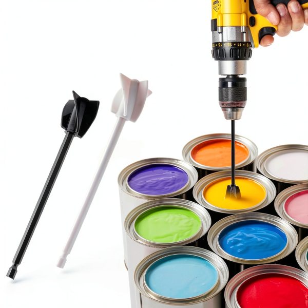Resin Mixer Paddles 2Pcs Drill Bit Attachment - Silicone Mixing Tools-2