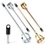 Paint Mixer for Drill 4 piece set Otoolling Zinc Plated Stirrers-0