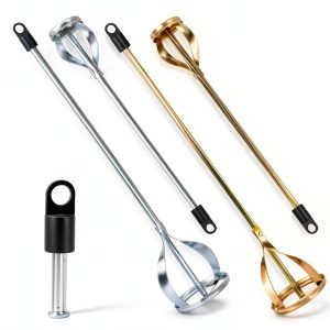 Paint Mixer for Drill 4 piece set Otoolling Zinc Plated Stirrers-0