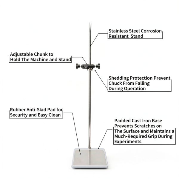 Universal Plate Stand with Support Rod and Clamp ONiLAB 18900258-3
